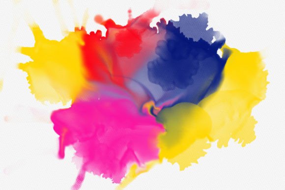 Abstract Watercolor Splash Background for Branding