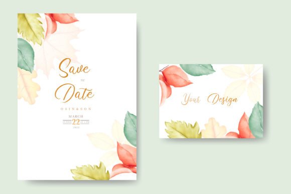 Autumn Fall Wedding Invitation Card Print Templates Review