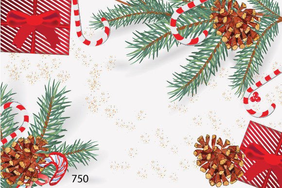 Christmas 3D Fir Gift Box Background Review for Real Embroidery Projects