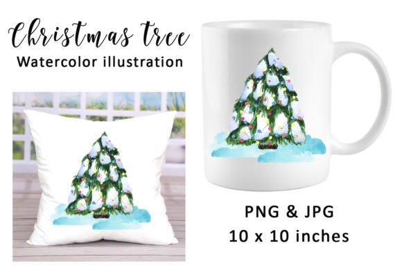 Christmas Tree Watercolor Illustration for Print Templates: A Brand Designer’s Honest Review