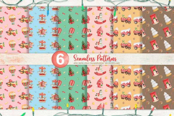 Christmas Wonderland Seamless Pattern for Brand Patterns