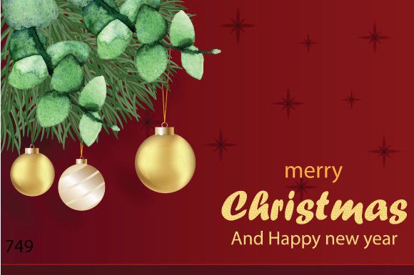Christmas3d Fir Branch Background749 for Branding & Marketing
