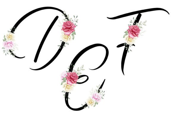 Flowers Alphabet Watercolor: A Fresh Design Asset for Print Templates and Brand Storytelling