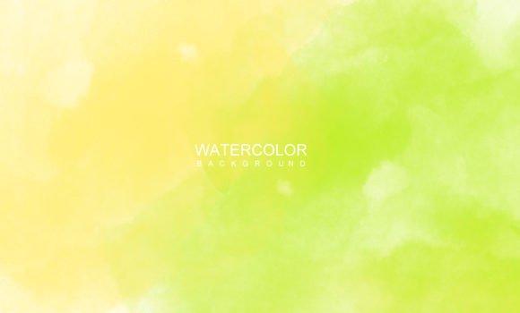Green Yellow Watercolor Background for Creative Sellers