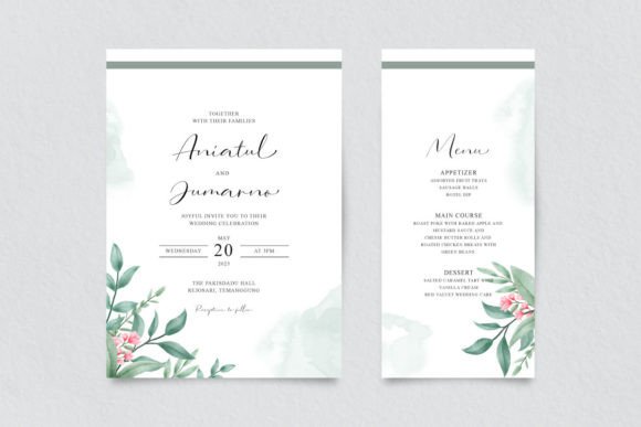 Minimalist Wedding Invitation Template: Print Templates Review