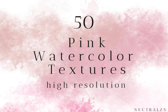 Pink Watercolor Splashes: Decorative Elements for Blogs