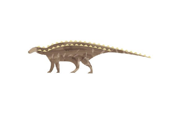 Scelidosaurus - Watercolor: A Dinosaur-Inspired Design Asset for Bloggers and Publishers