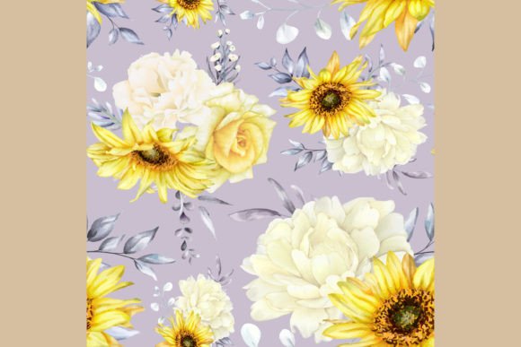 Vintage Watercolor Flower Seamless Pattern Review