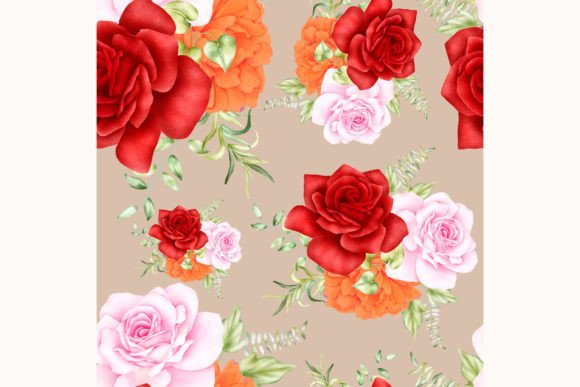 Watercolor Blooming Flower Seamless Patt Review