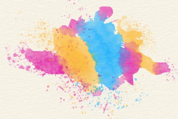 Watercolor Splash Effect Background for Editorial Backgrounds
