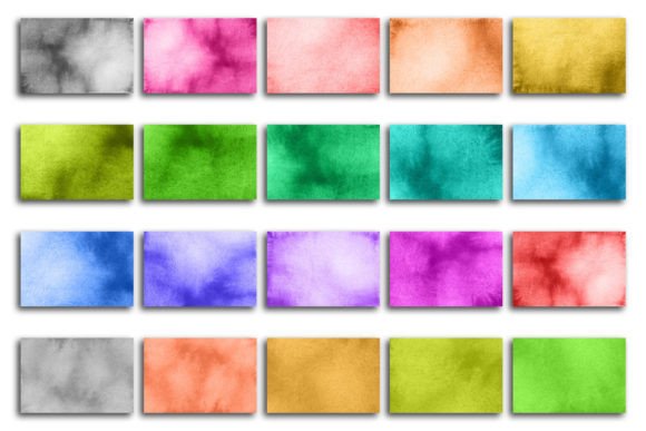 Watercolor Texture Backgrounds for Content Creators: A Review of Sublimation Set 381