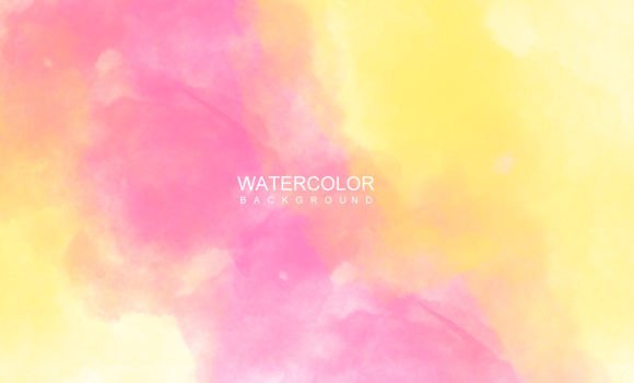 Yellow Pink Watercolor Background for Editorial Backgrounds